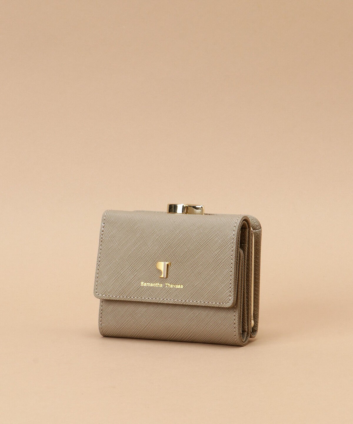 Samantha Thavasa「Pomme d'espoir ポムディスポワール ワンカラー三つ折り口金財布」|財布|