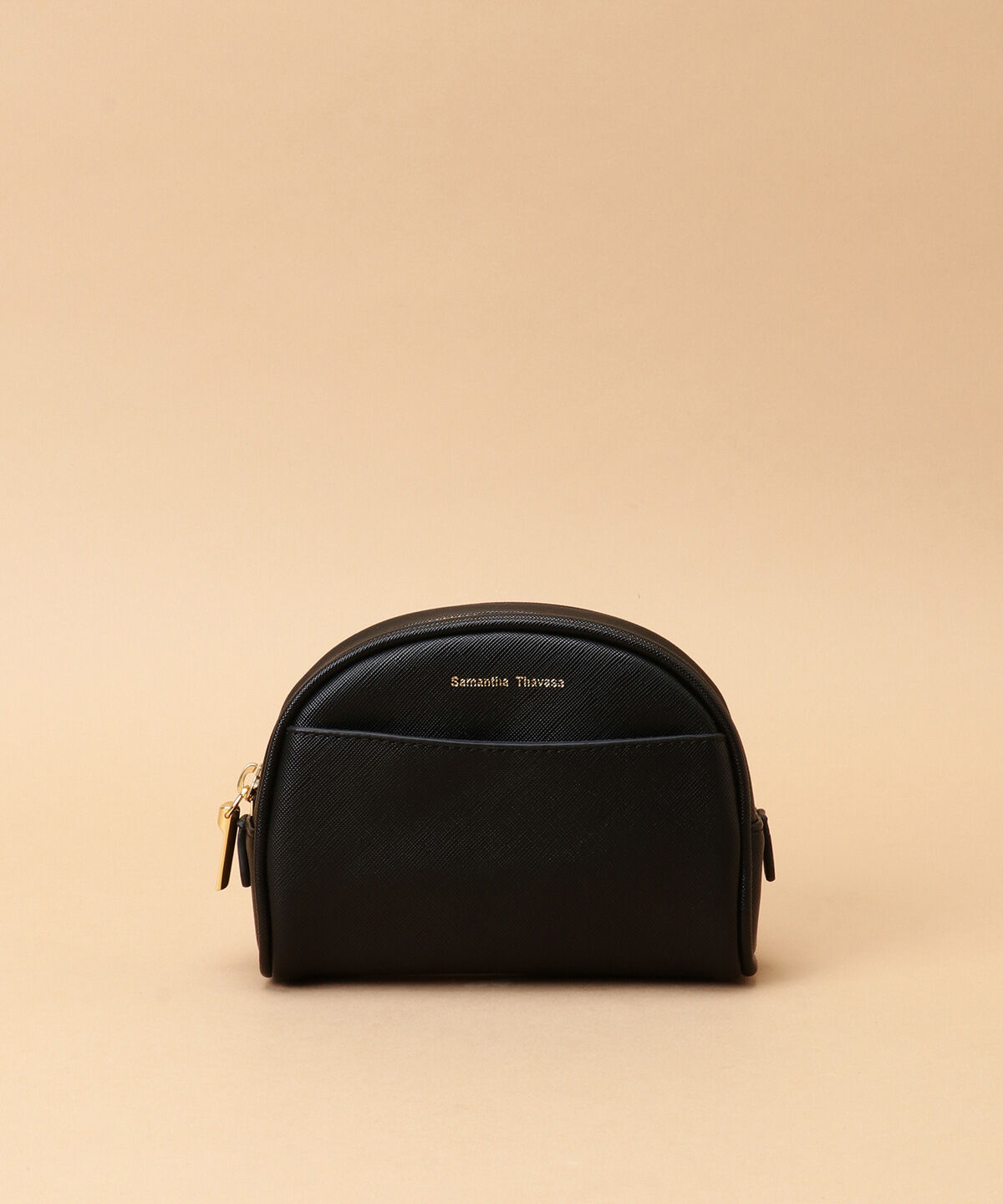 Samantha Thavasa「アーチフォルム シンプルポーチ」|ポーチ|ブラック