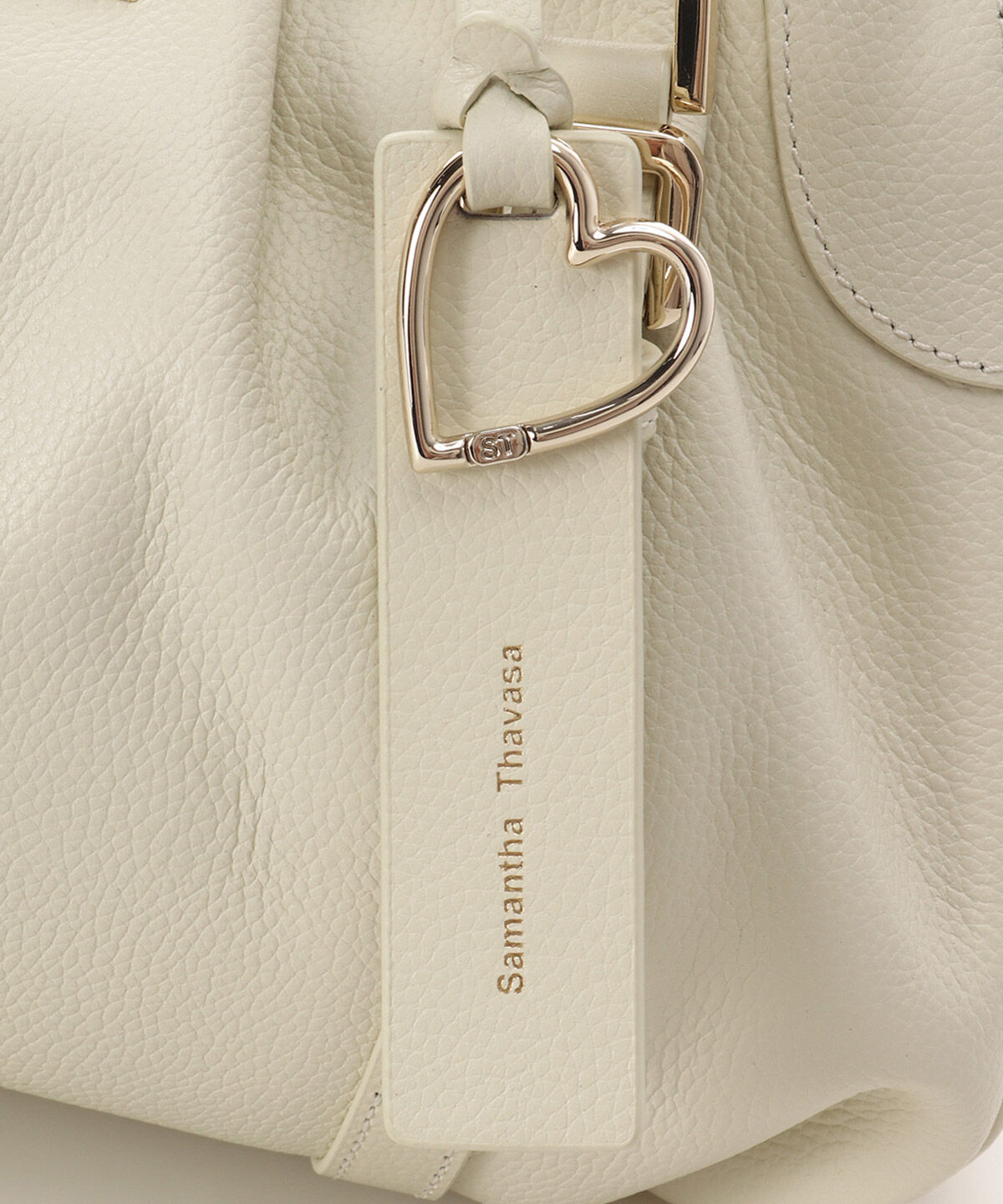 Samantha Thavasa「タックデザインソフトレザーハンドバッグ」|ハンドバッグ|