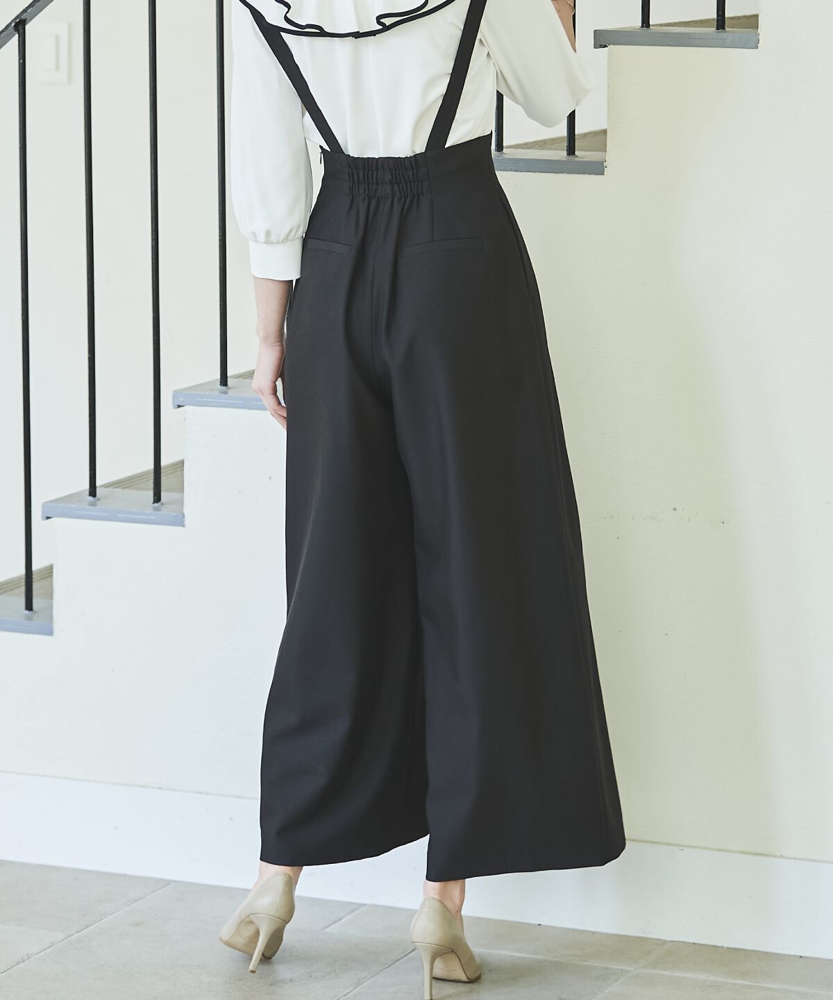 アンドクチュール「サスペ付きワイドパンツ」|その他|