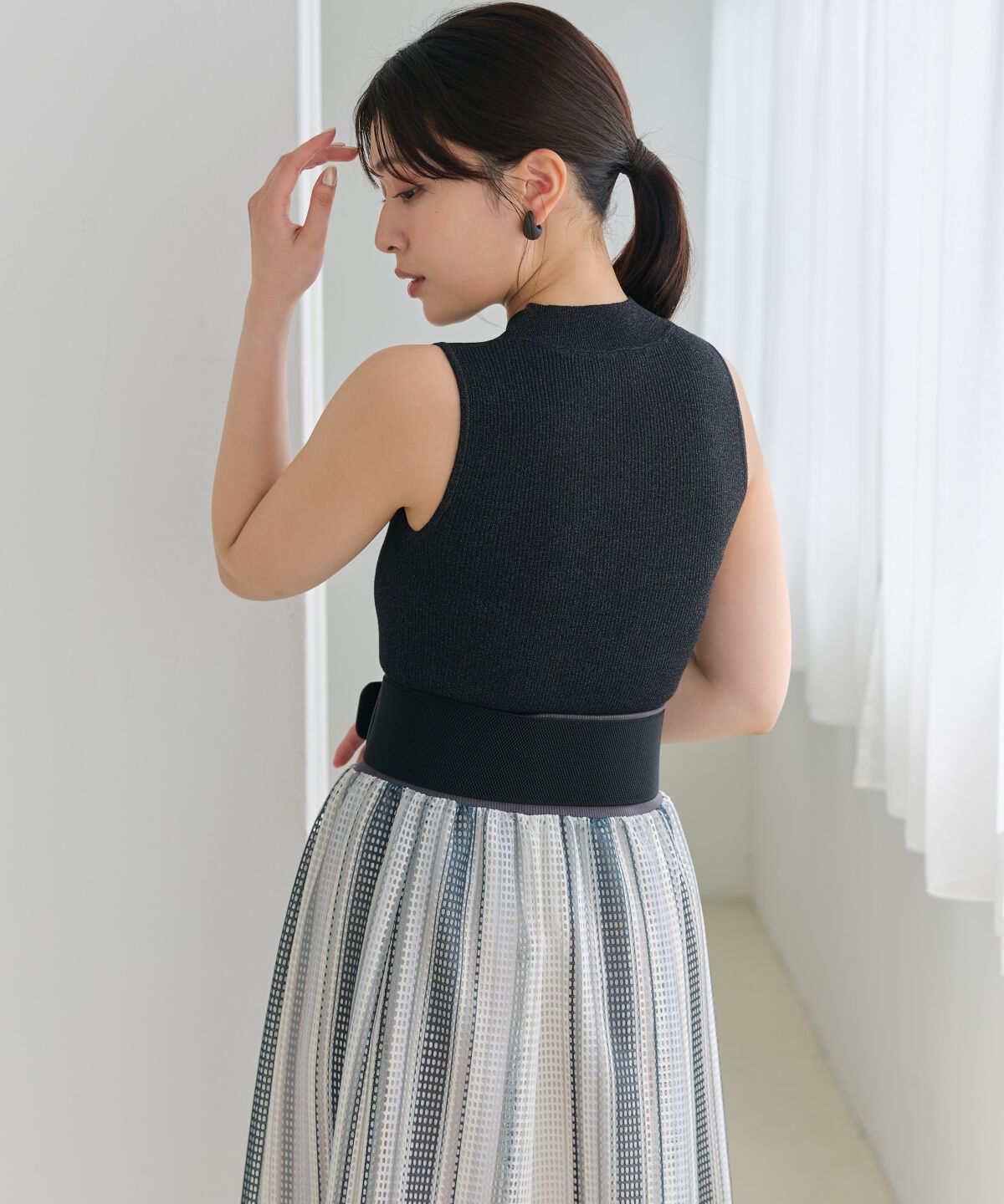 アンドクチュール「ラメノースリトップス」|ニット・セーター|