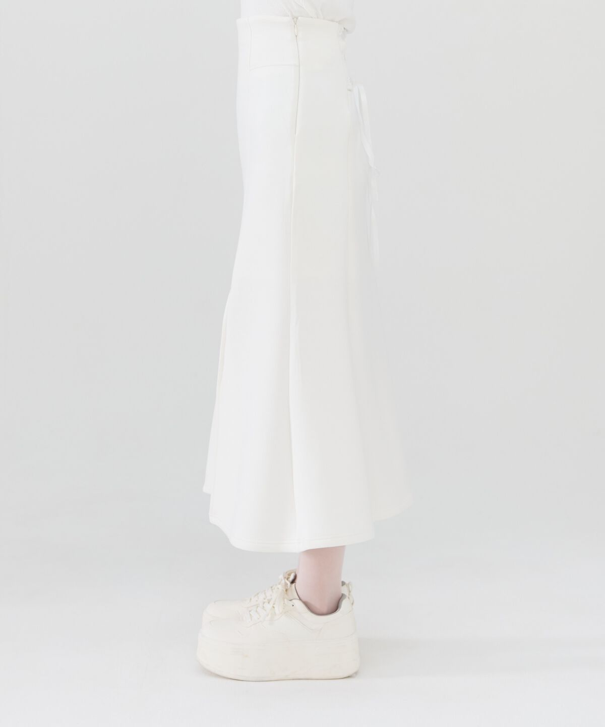 REDYAZEL「ダンボールバックスピンドルロングスカート」|タイト|