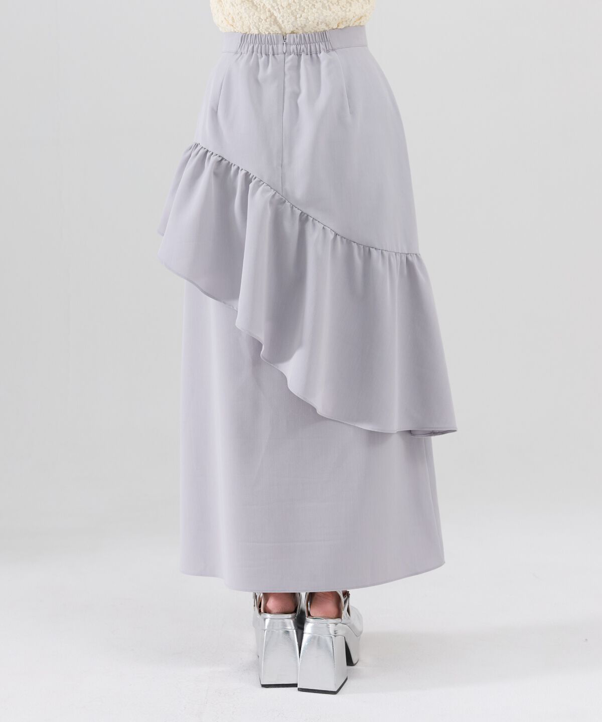 REDYAZEL「アシメフリルスカート」|フレア|