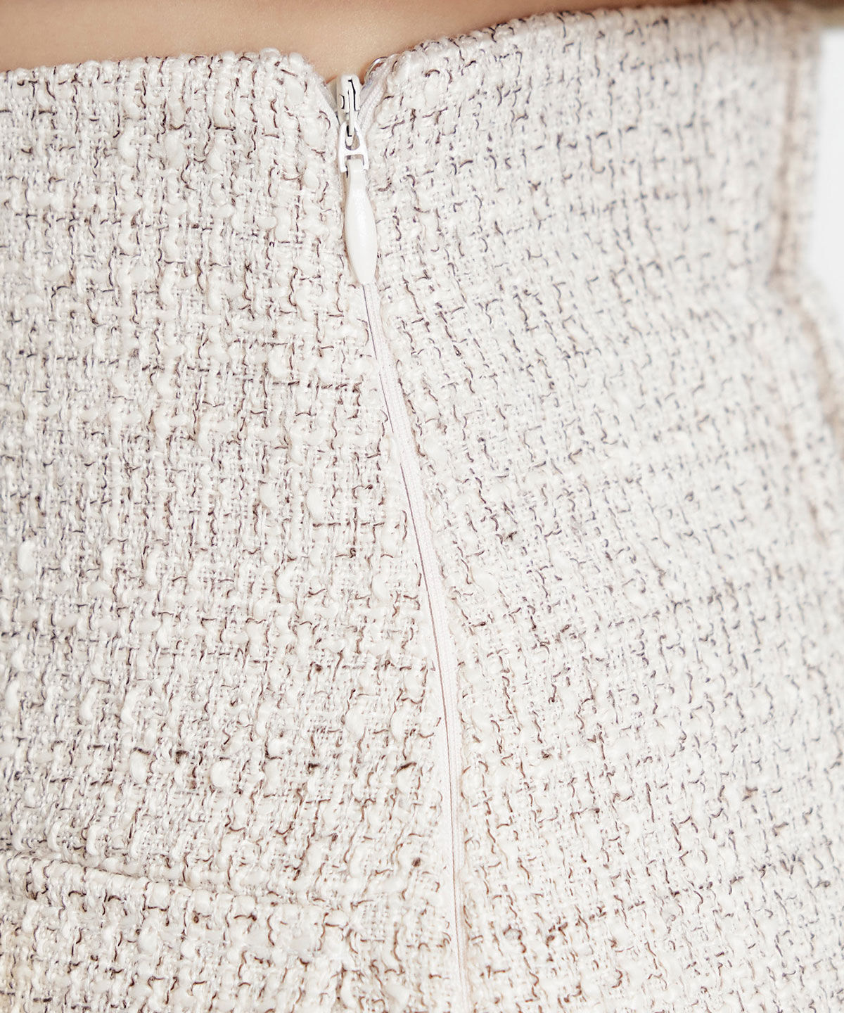 REDYAZEL「スプリングツイードフリルミニスカート」|フレア|