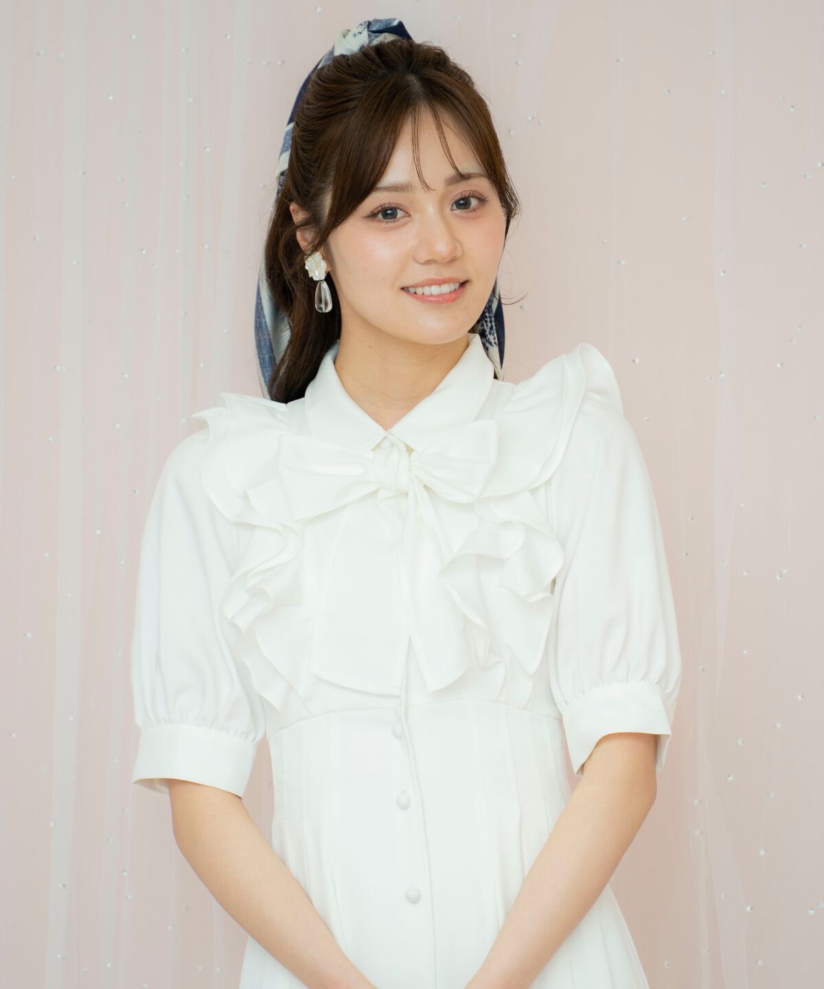 WILLSELECTION「ラッフルリボンタイシャツワンピース」|ワンピース|