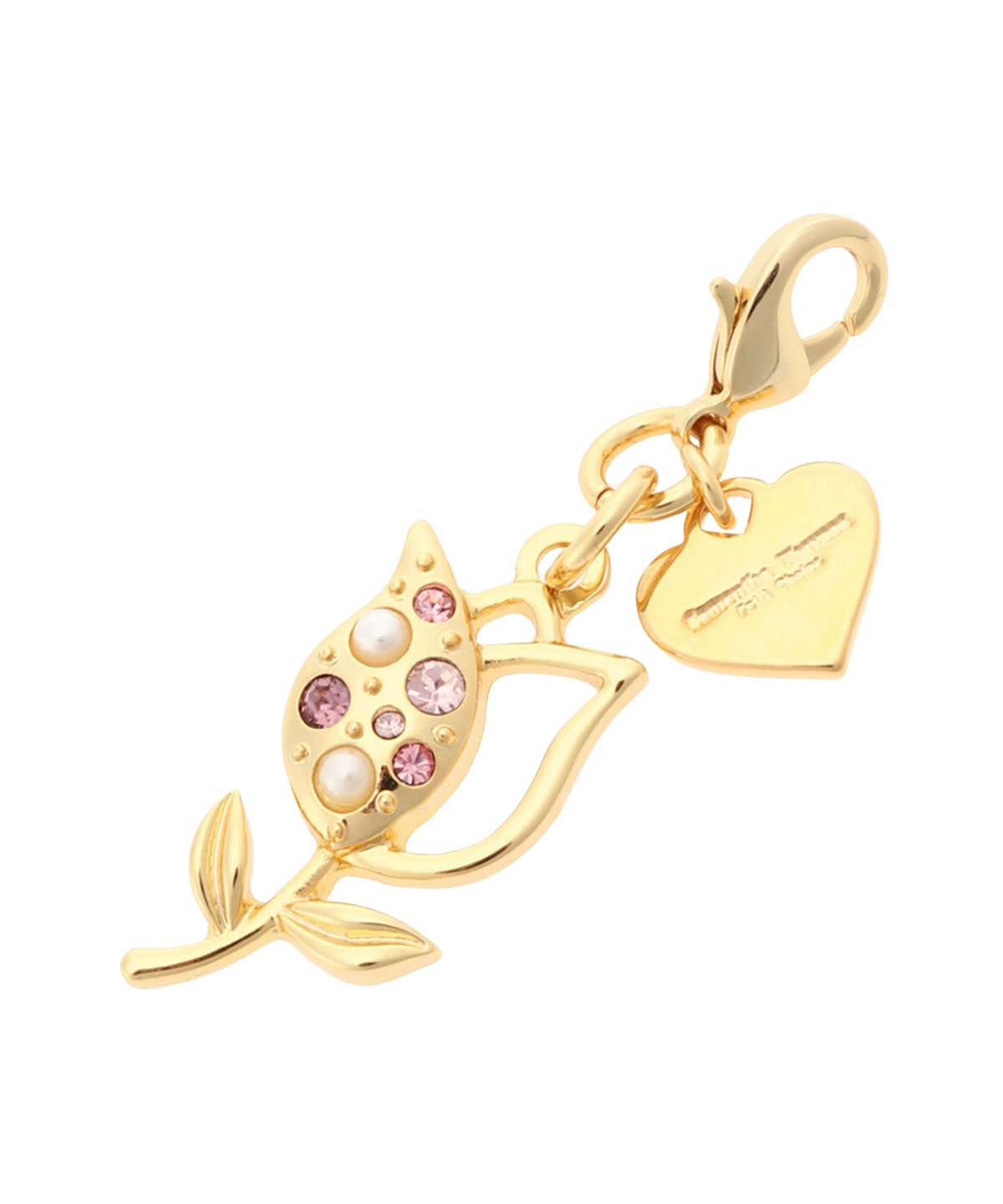 Samantha Thavasa Petit Choice「チューリップモチーフ ファスナーチャーム」|チャーム・キーホルダー|ピンク