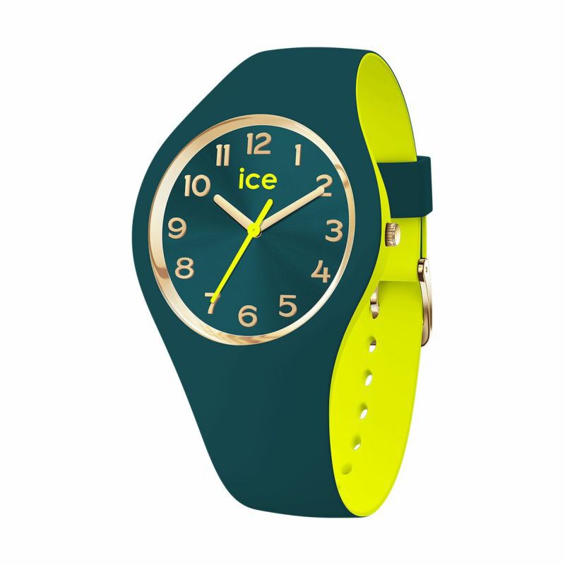 ICE-WATCH「〈ICE-WATCH(ｱｲｽｳｫｯﾁ)〉duo chic ﾀﾞｰｸｸﾞﾘｰﾝﾗｲﾑ」|腕時計|