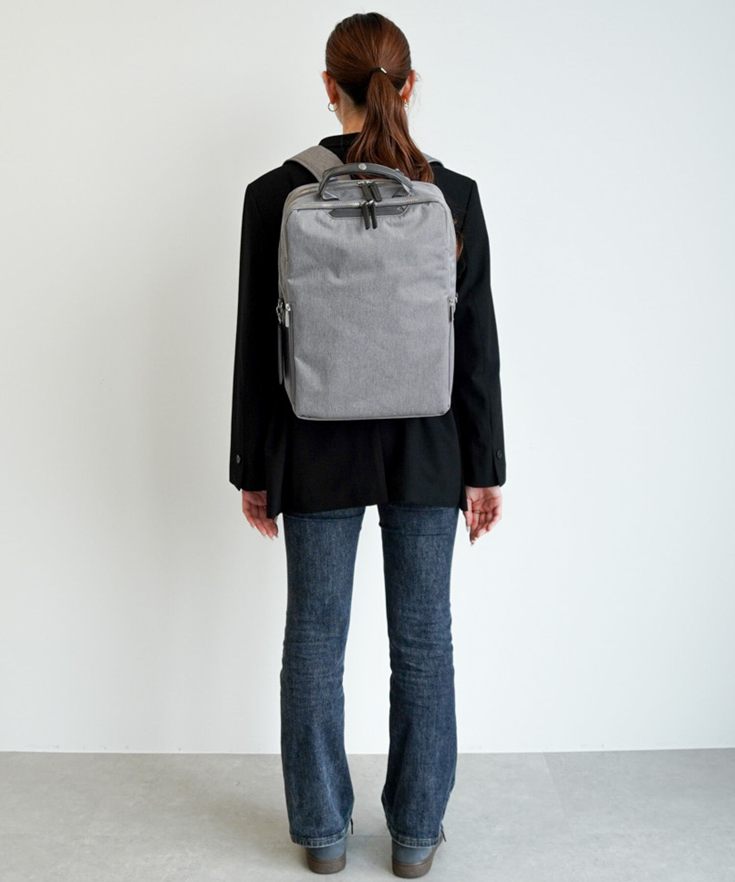 ace.「ace./エース フィッテムヘザー ビジネスリュック  A4 14インチPC収納 17/20L スクエア型 20114」|リュック|