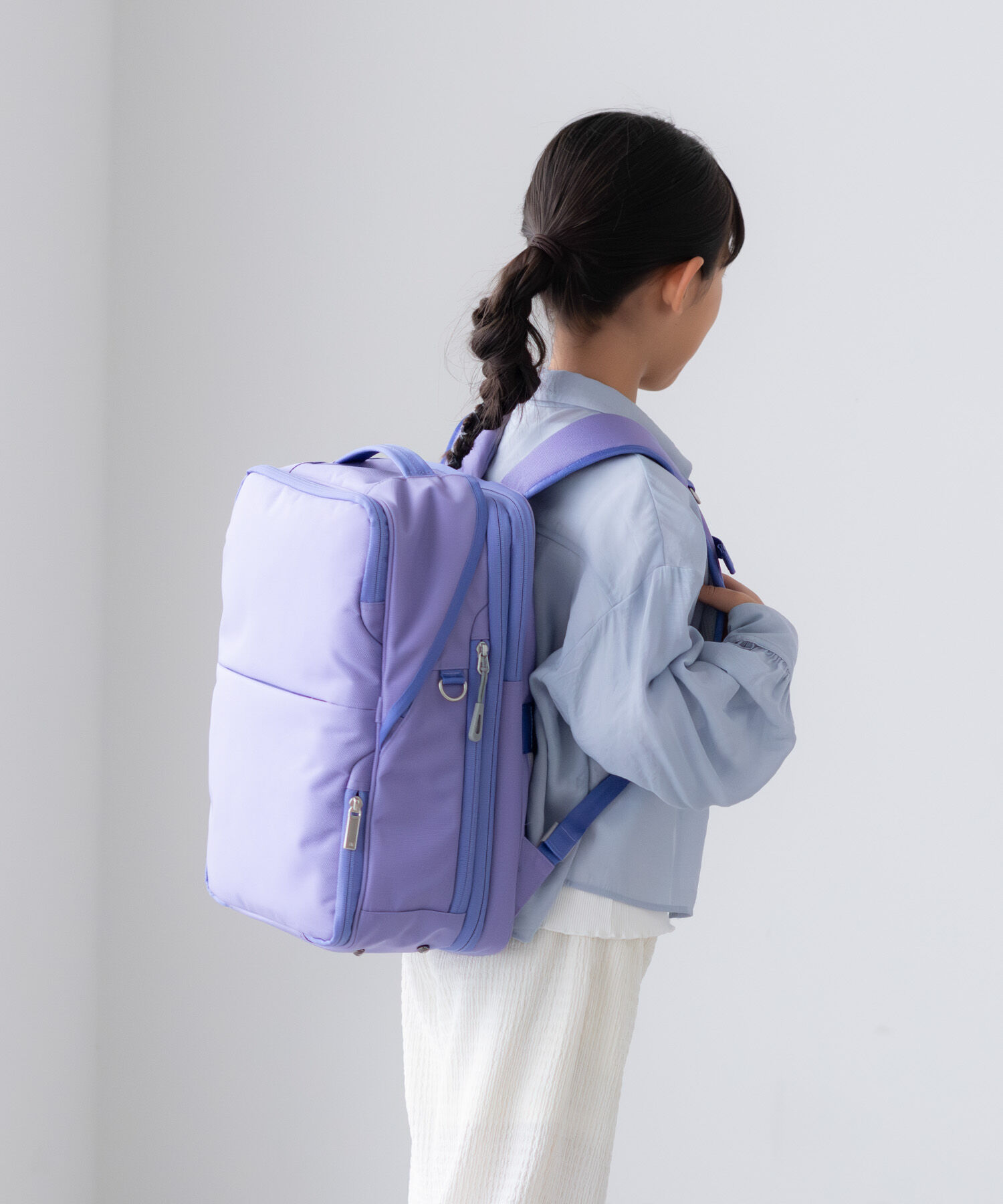 ace.「ace.／エース ガジェタブルU 通学リュック ランドセルリュック バッグ エキスパンド機能 13/17L 20071」|リュック|ラベンダー