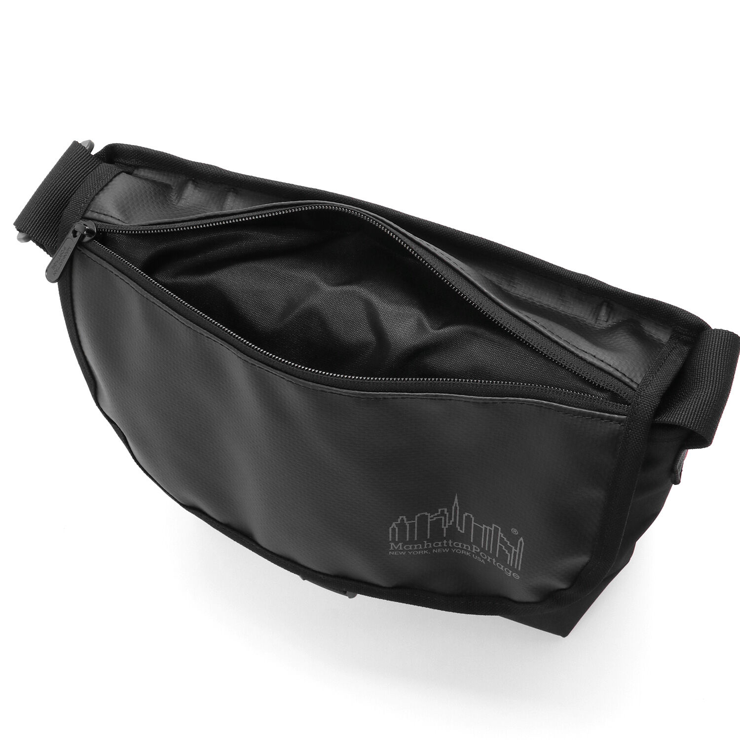 Manhattan Portage「Pacific Nylon Messenger Bag JR Flap Zipper Pocket W/ Divider」|ショルダー・メッセンジャー|