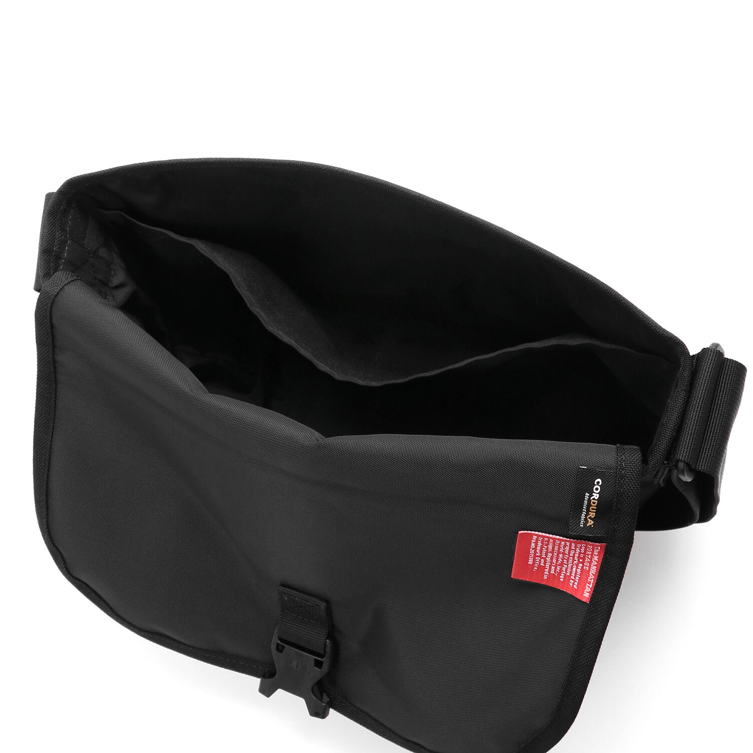 Manhattan Portage「Pacific Nylon Messenger Bag JR Flap Zipper Pocket W/ Divider」|ショルダー・メッセンジャー|