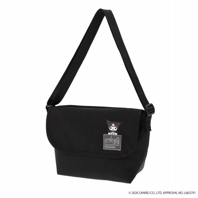 Manhattan Portage「CASUAL MESSENGER SLIM BP W/DIV MGNT 500D CORDURA KRM」|ショルダー・メッセンジャー|BLK