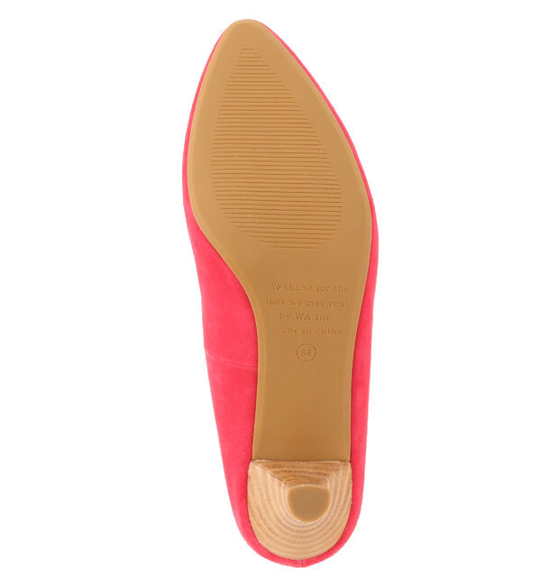 ORiental TRaffic「【アウトレット価格】本革スエードミドルヒールパンプス/R-6003」|パンプス|