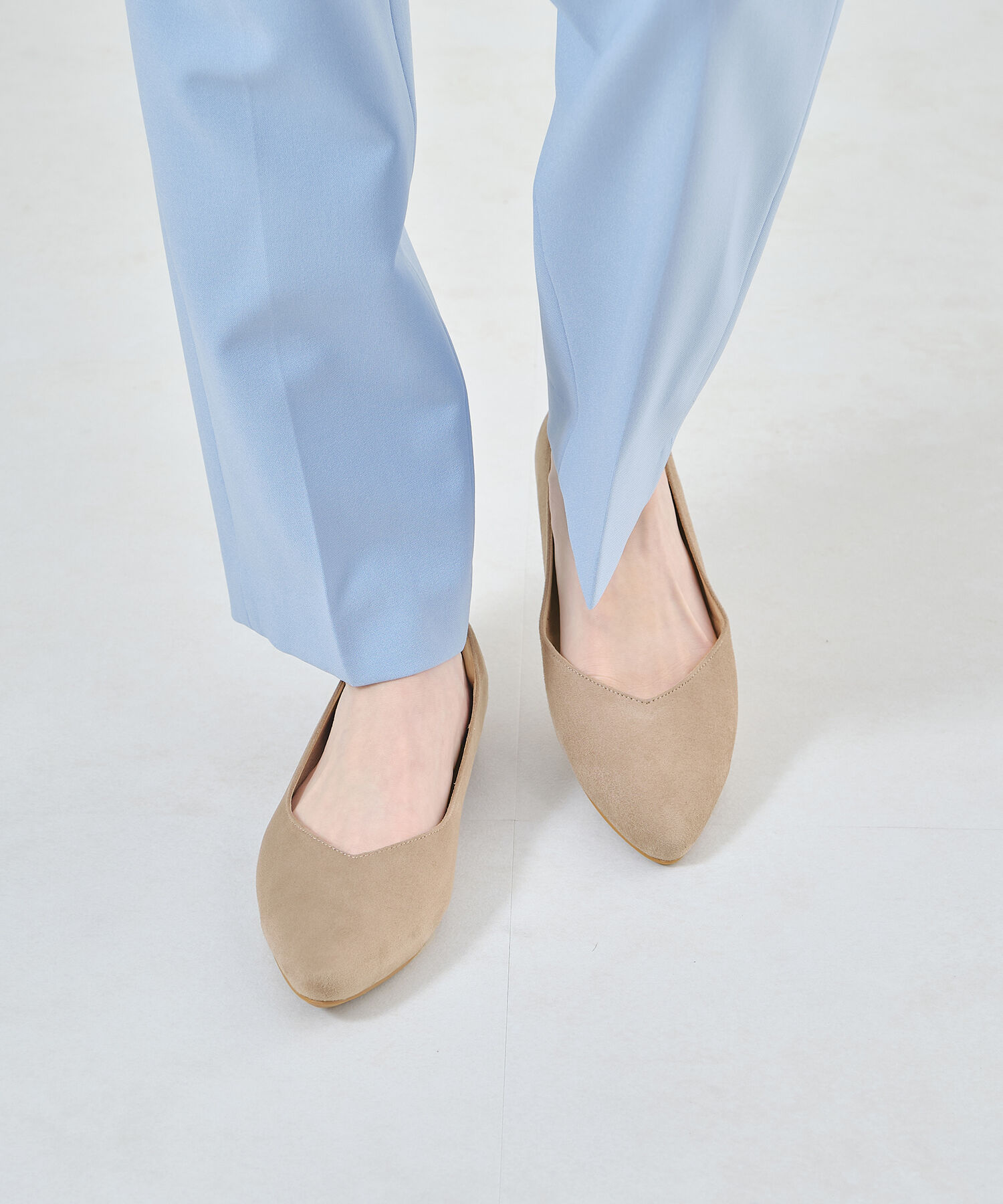 ORiental TRaffic「【跳べるパンプス/シリーズ累計150万足突破】ポインテッドトゥフラット/R-3205」|パンプス|