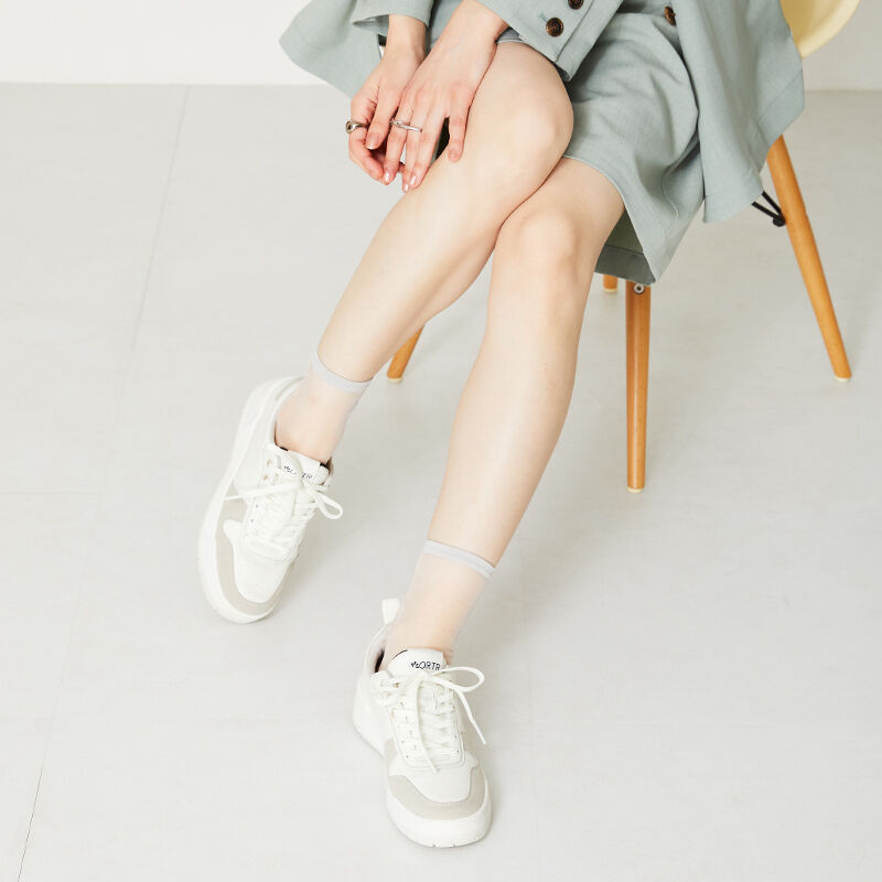 ORiental TRaffic「【トレンド】パンチングミッドソールスニーカー/OT3725 スニーカー 定番 人気 売れてる」|スニーカー|