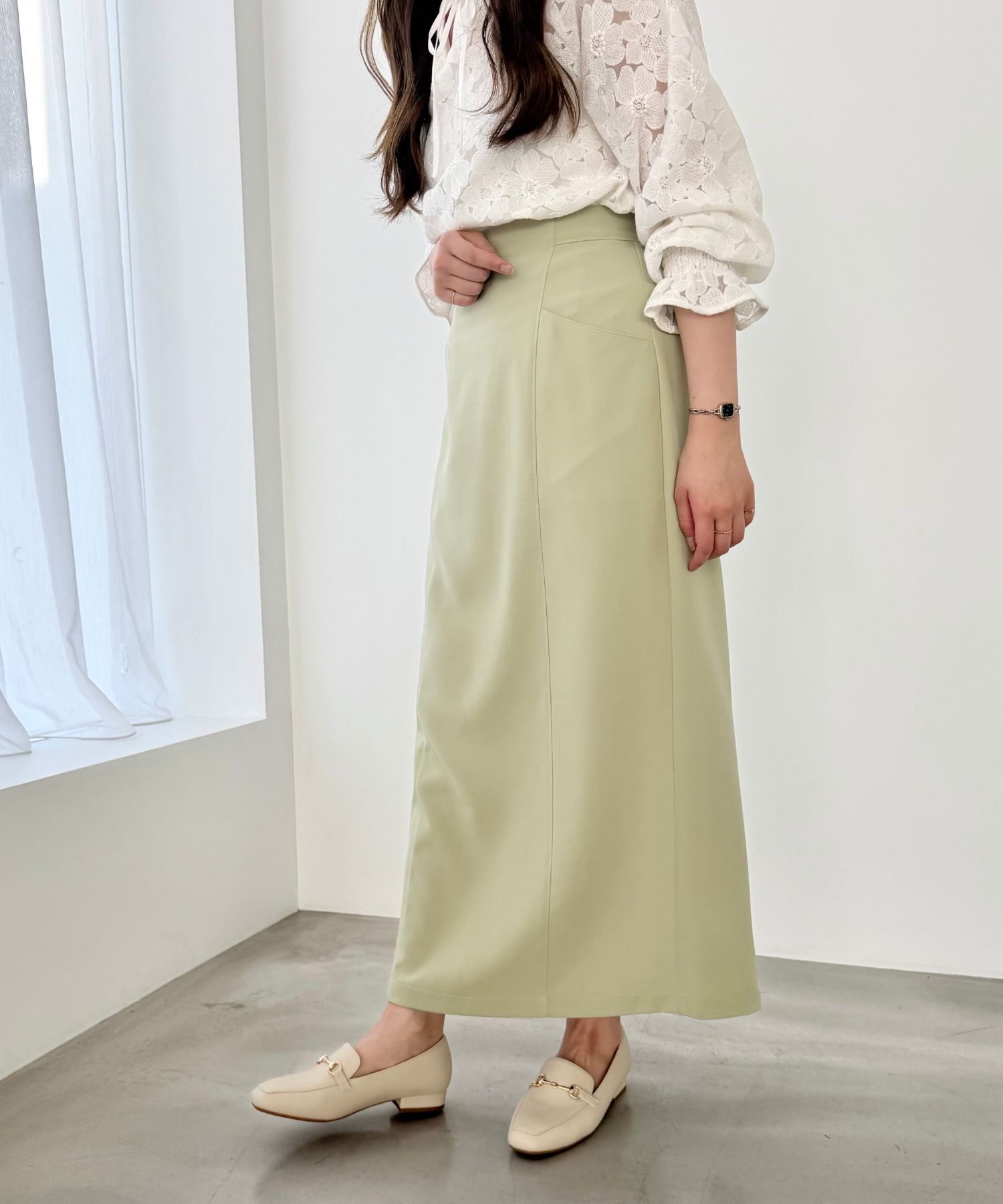 ORiental TRaffic「【跳べるパンプス/シリーズ累計１５０万足突破】スクエアトゥ ビット モチーフ  ローファー /R-3210」|パンプス|