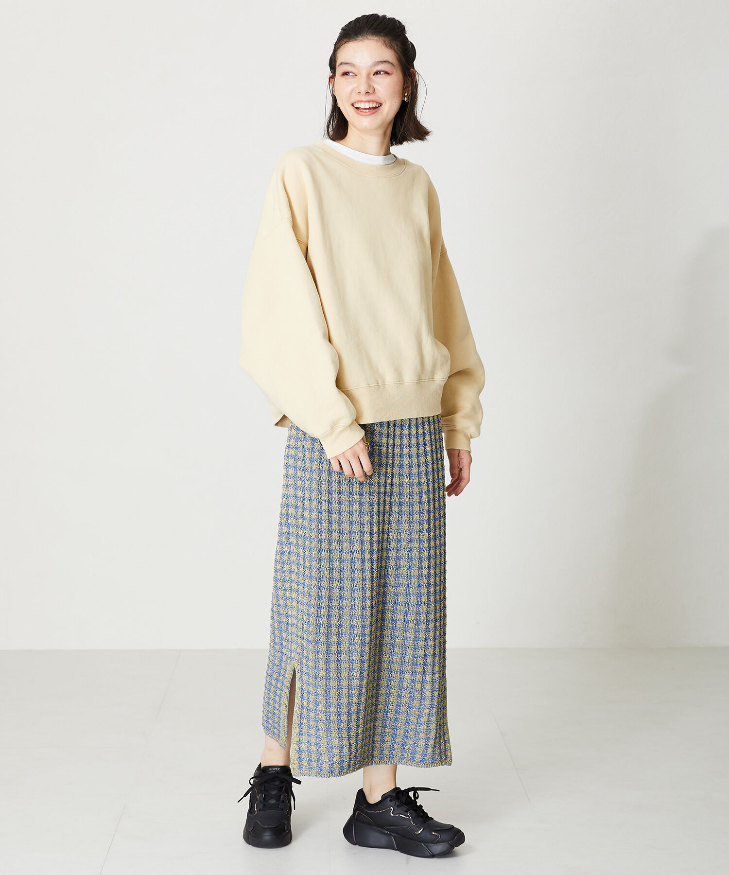 ORiental TRaffic「【トレンド】メタリックライン厚底スニーカー/OT3727」|スニーカー|