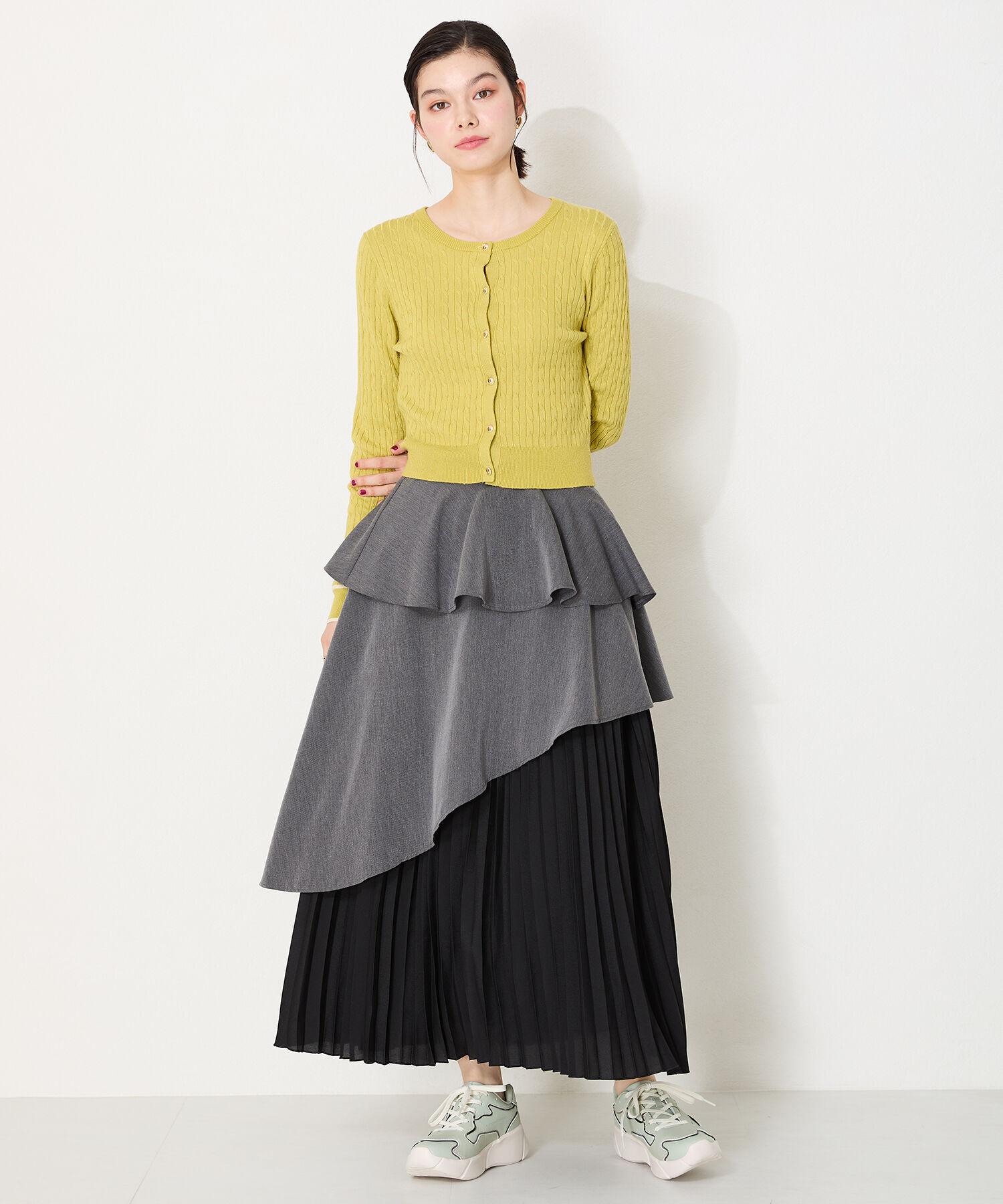 ORiental TRaffic「【トレンド】メタリックライン厚底スニーカー/OT3727」|スニーカー|