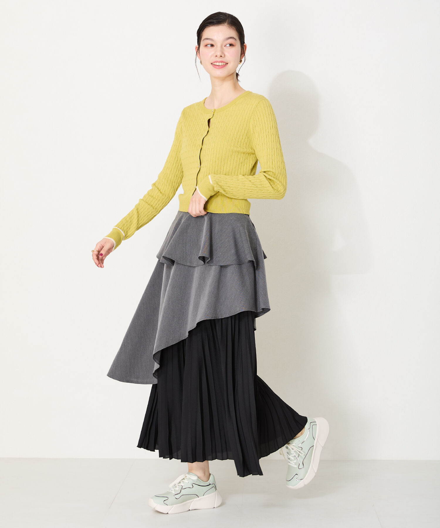 ORiental TRaffic「【トレンド】メタリックライン厚底スニーカー/OT3727」|スニーカー|