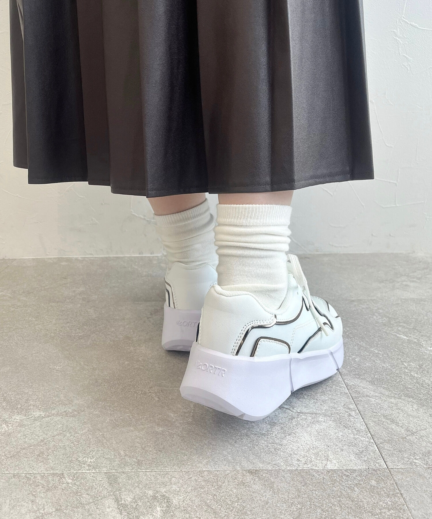 ORiental TRaffic「【トレンド】メタリックライン厚底スニーカー/OT3727」|スニーカー|