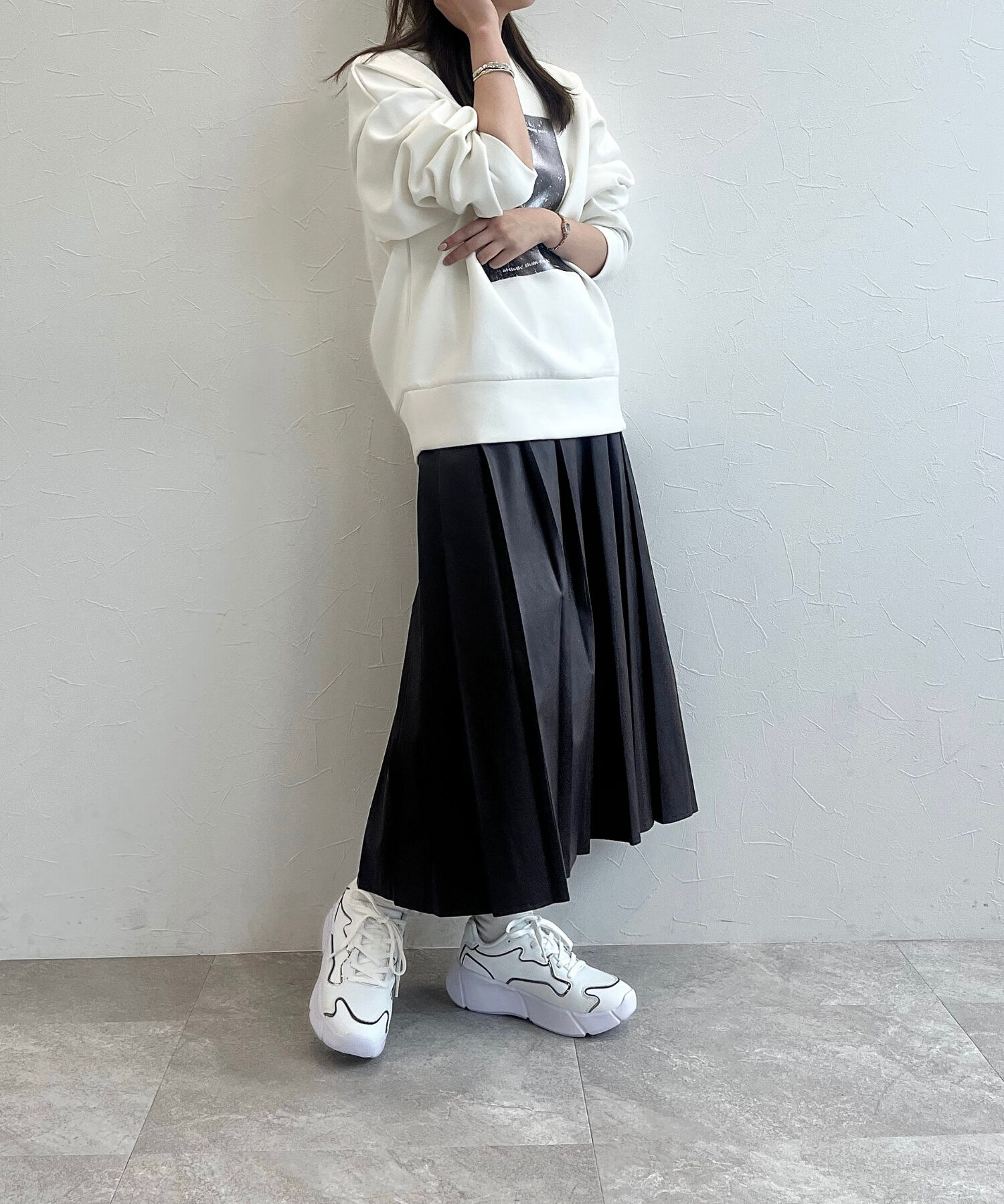 ORiental TRaffic「【トレンド】メタリックライン厚底スニーカー/OT3727」|スニーカー|