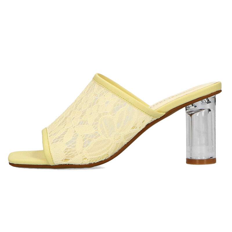 ORiental TRaffic「クリアヒールレースミュールサンダル/31205」|サンダル|