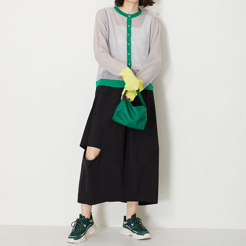 ORiental TRaffic「【アウトレット価格】ストライプシューレース厚底スニーカー/OT3728」|スニーカー|