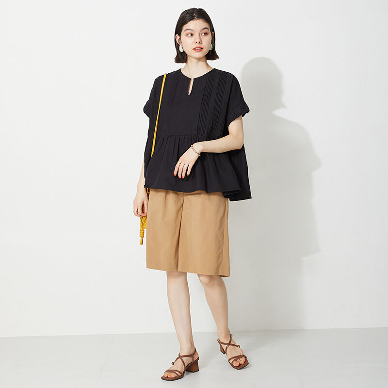 ORiental TRaffic「【アウトレット価格】スクエアトゥ型押しストラップサンダル/31227 サンダル カジュアル 人気 トレンド」|サンダル|