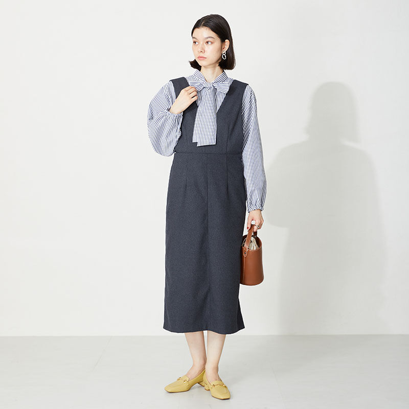 WA Oriental TRaffic「【定番】メタリックラインビットヒールローファー/32303 ローファー 人気 売れてる クッション」|パンプス|