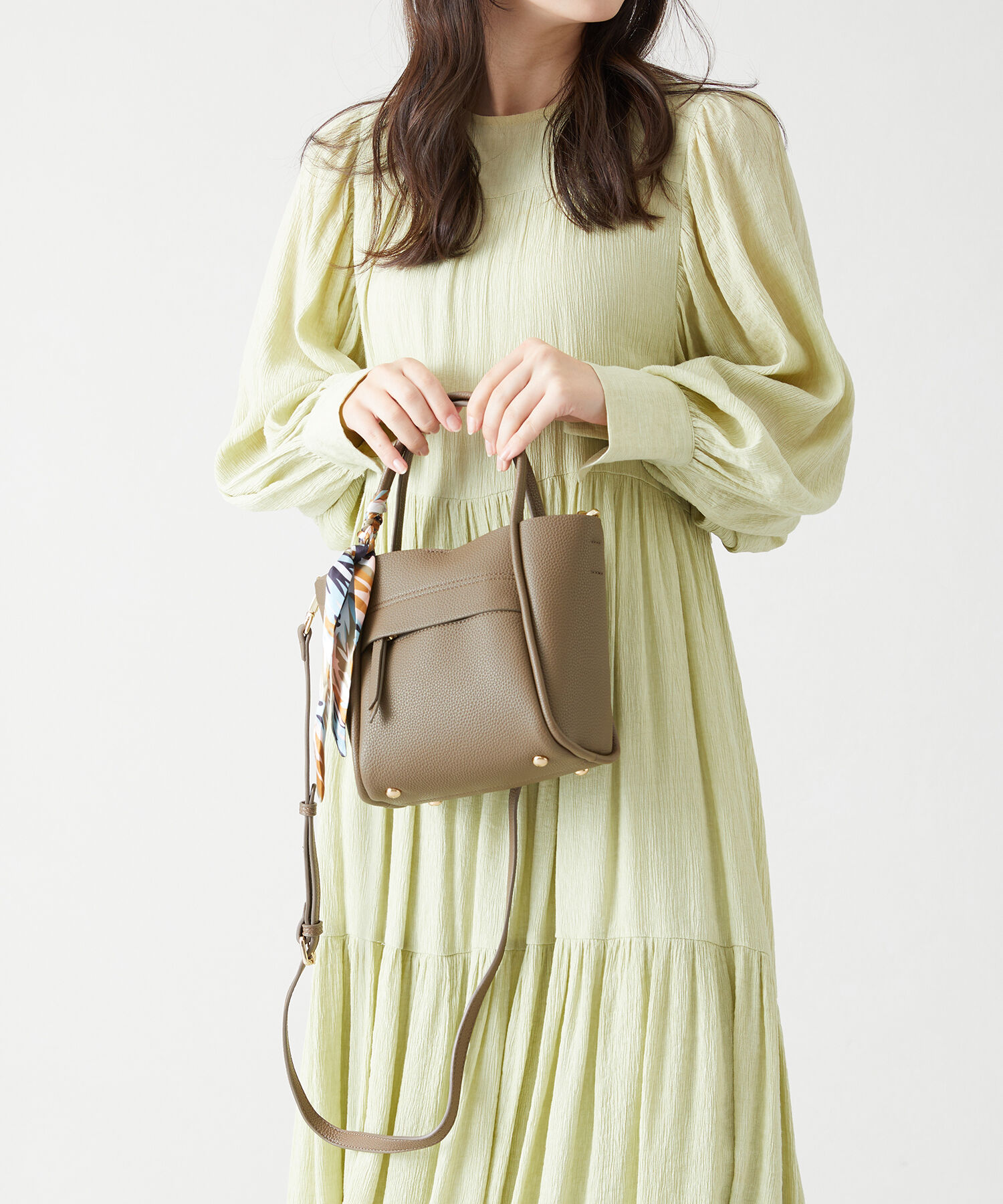 ORiental TRaffic「スカーフ付きハンドバッグ/BA-209」|ショルダー・メッセンジャー|