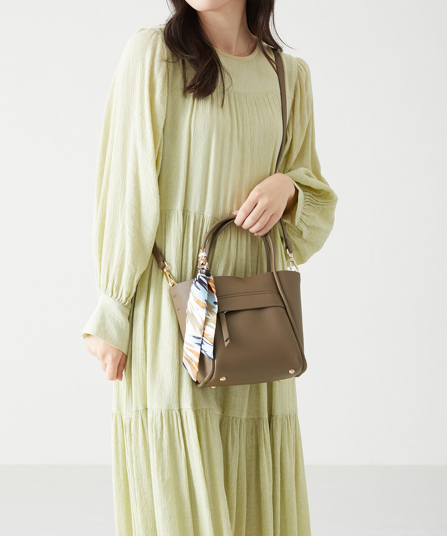 ORiental TRaffic「スカーフ付きハンドバッグ/BA-209」|ショルダー・メッセンジャー|