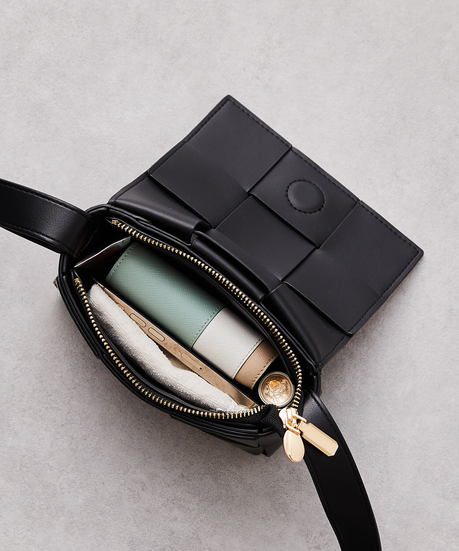 ORiental TRaffic「【BAG】編み込みショルダーバッグ/BA-213 ハンドバッグ ショルダーバッグ」|ショルダー・メッセンジャー|