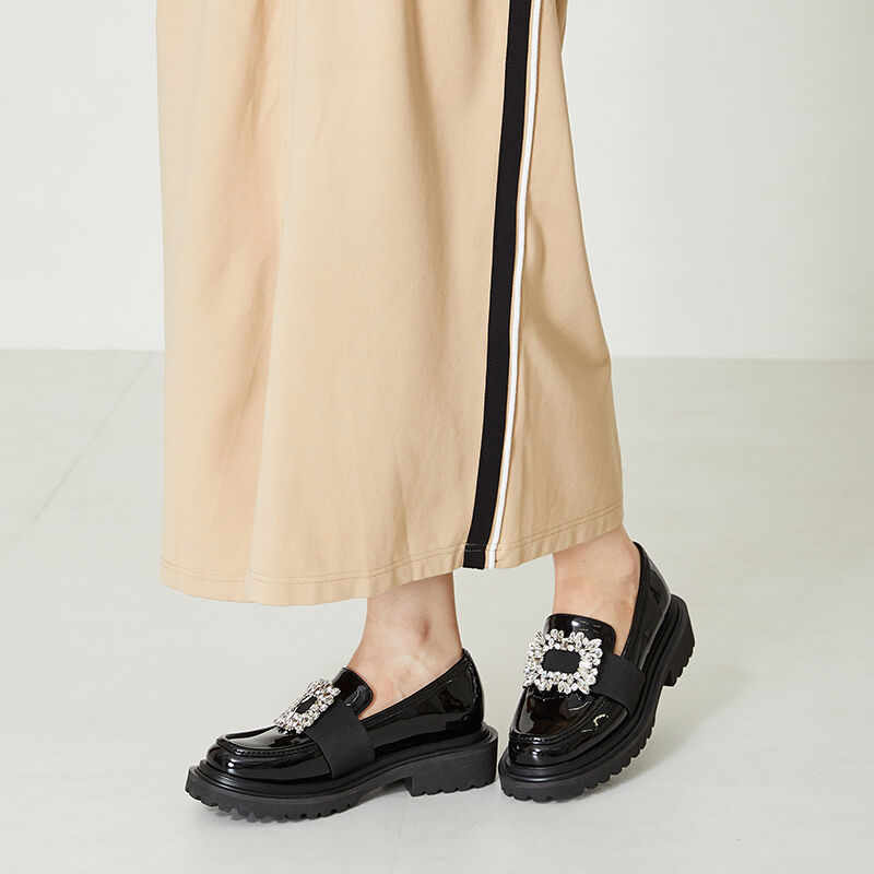 ORiental TRaffic「ビジューストラップ厚底シューズ/41118」|パンプス|