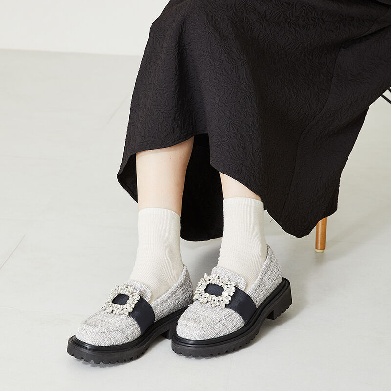 ORiental TRaffic「ビジューストラップ厚底シューズ/41118」|パンプス|