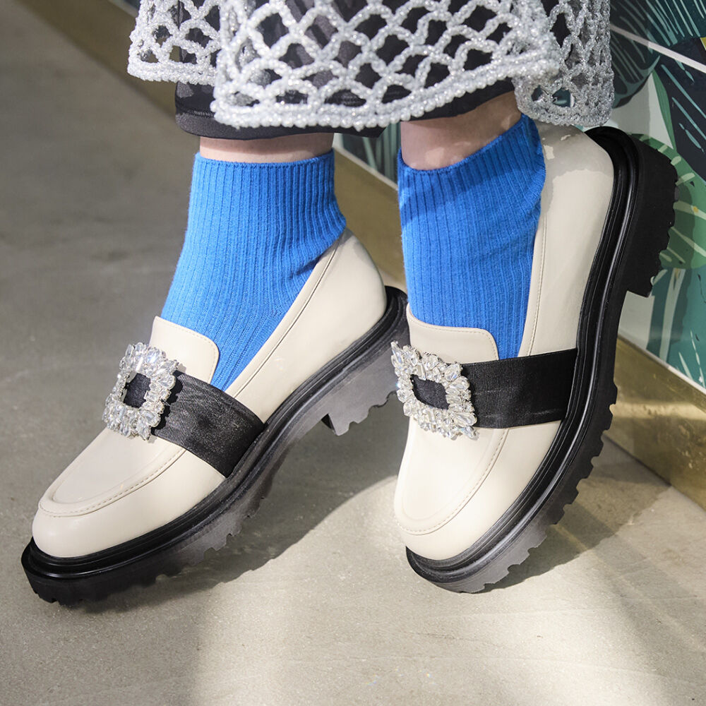 ORiental TRaffic「ビジューストラップ厚底シューズ/41118」|パンプス|