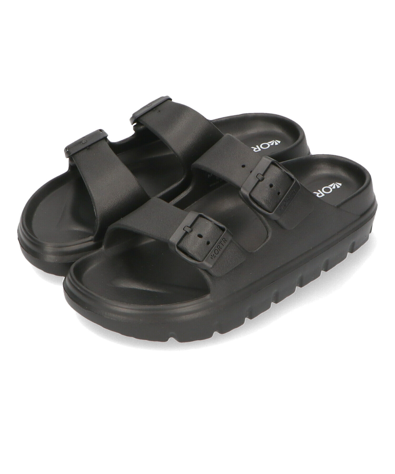 ORiental TRaffic「【リカバリーサンダル】ダブルベルト厚底サンダル/OT3220 軽量 フィット 人気 トレンド 厚底 サンダル」|サンダル|