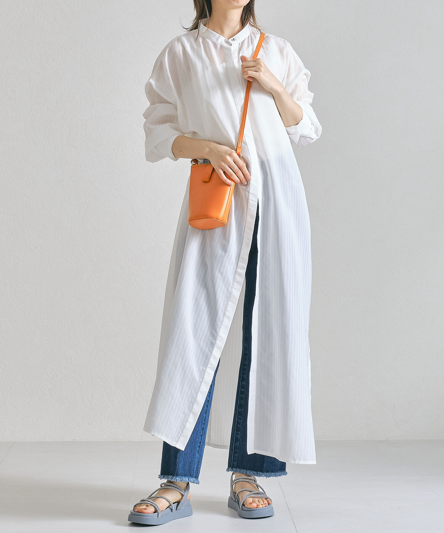 ORiental TRaffic「【BAG】フラップ付きショルダーポーチ/BA-231 ポーチ バッグ　普段使い お出掛け 旅行 カジュアル」|ショルダー・メッセンジャー|