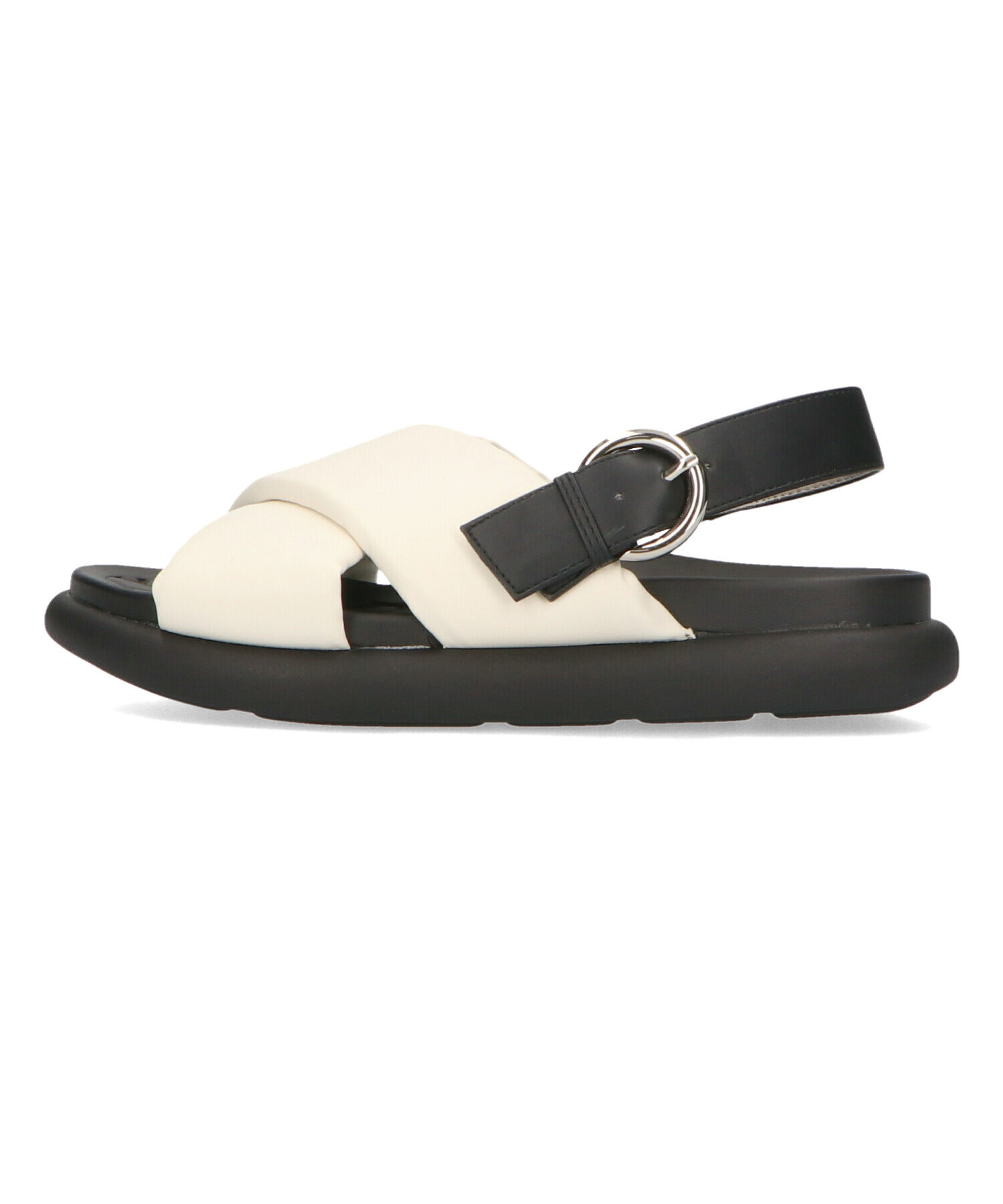 ORiental TRaffic「クロスベルトコンフォートサンダル/41240 サンダル フラット フィット 人気 売れてる トレンド」|サンダル|