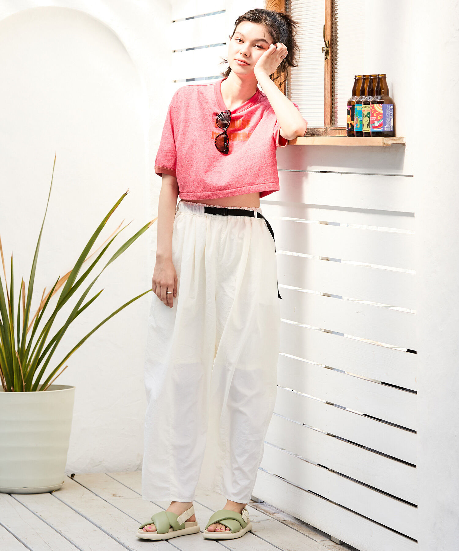 ORiental TRaffic「クロスベルトコンフォートサンダル/41240 サンダル フラット フィット 人気 売れてる トレンド」|サンダル|