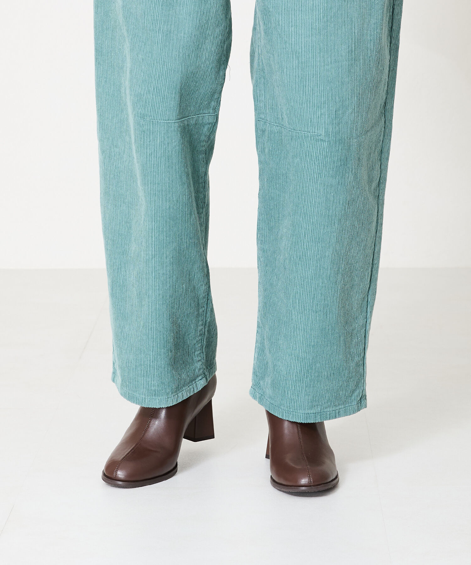 ORiental TRaffic「変形 ヒール ラウンドトゥ ショートブーツ /41405 太ヒール ヒール6.3ｃｍ」|ショートブーツ|