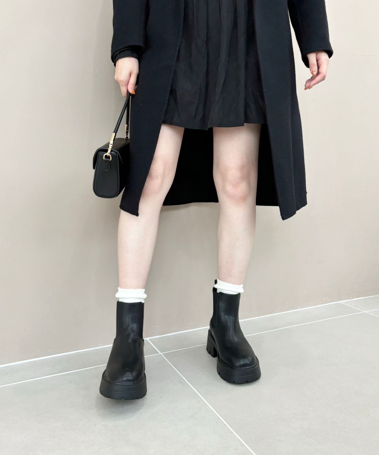 ORiental TRaffic「厚底 ヒール サイド ゴア ブーツ /41410」|ショートブーツ|