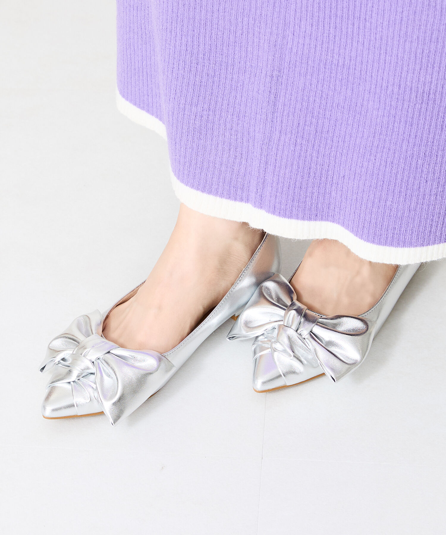 ORiental TRaffic「ビッグリボン フラット パンプス /41302 」|パンプス|