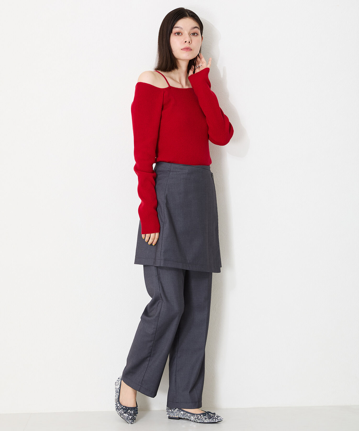 ORiental TRaffic「スパンコールバレエシューズ/41315」|パンプス|