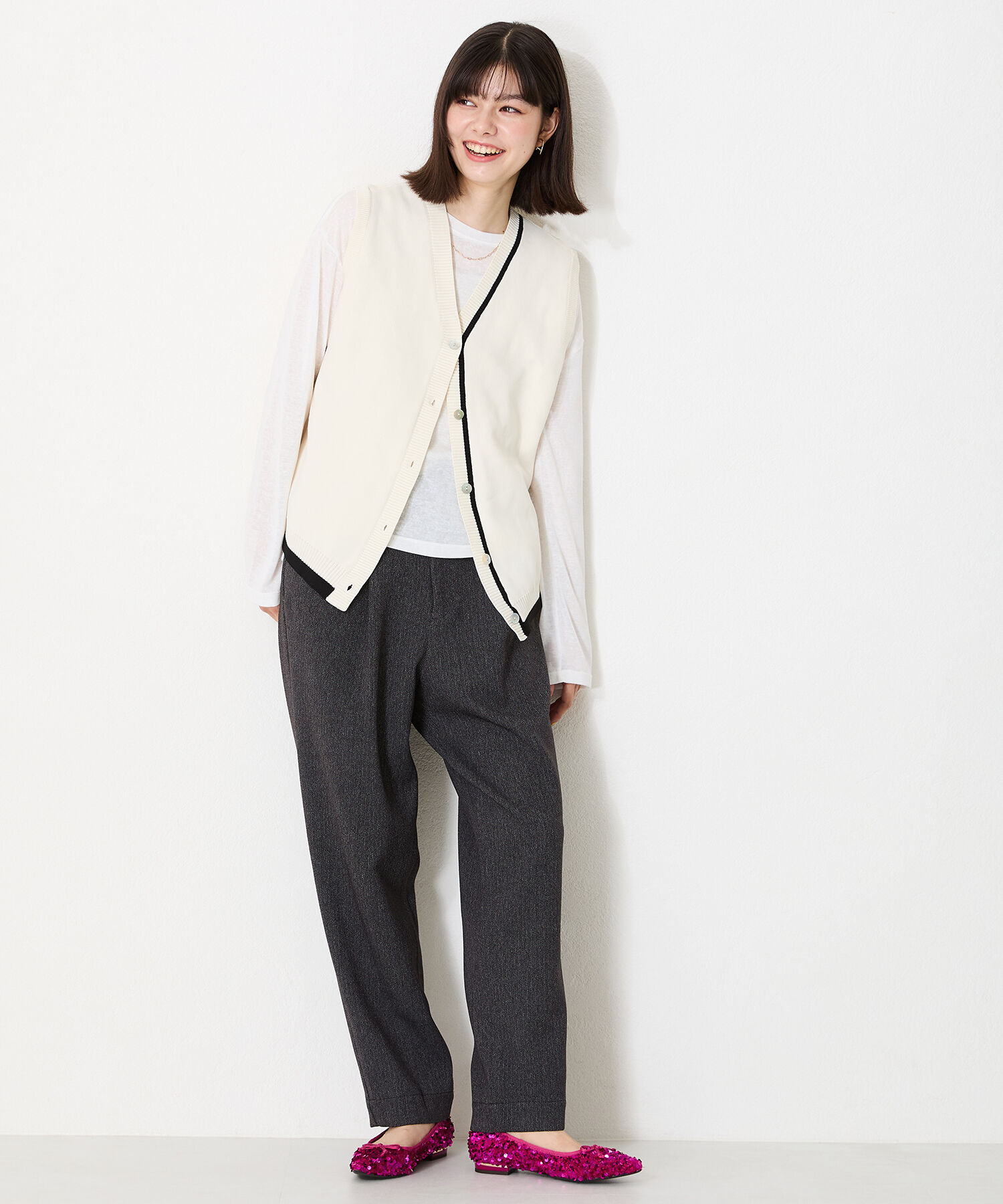 ORiental TRaffic「スパンコールバレエシューズ/41315」|パンプス|