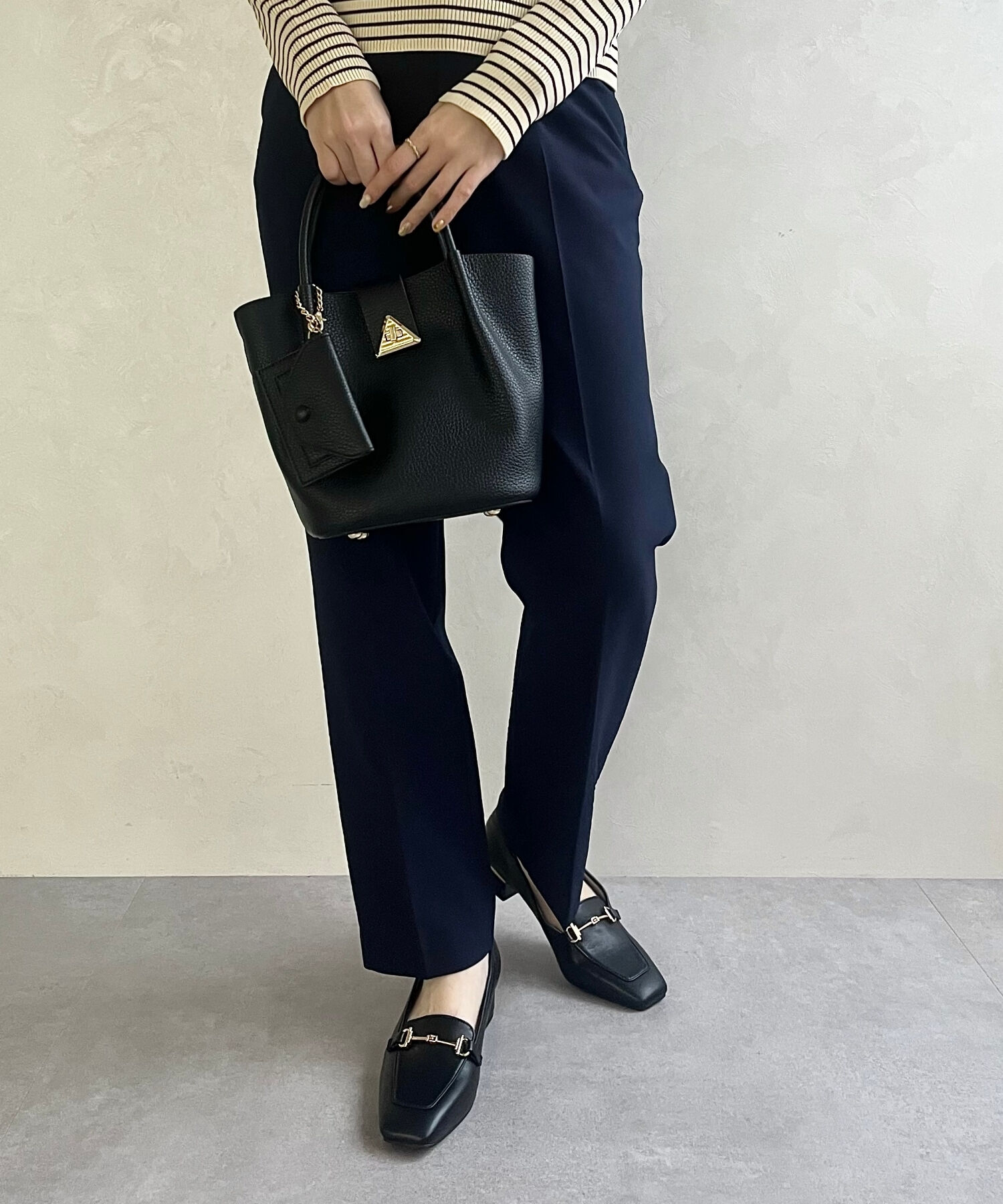 WA Oriental TRaffic「メタリックラインビットヒールローファー/42301」|パンプス|