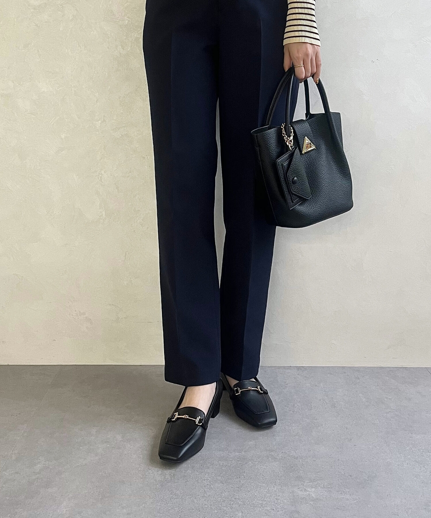 WA Oriental TRaffic「メタリックラインビットヒールローファー/42301」|パンプス|