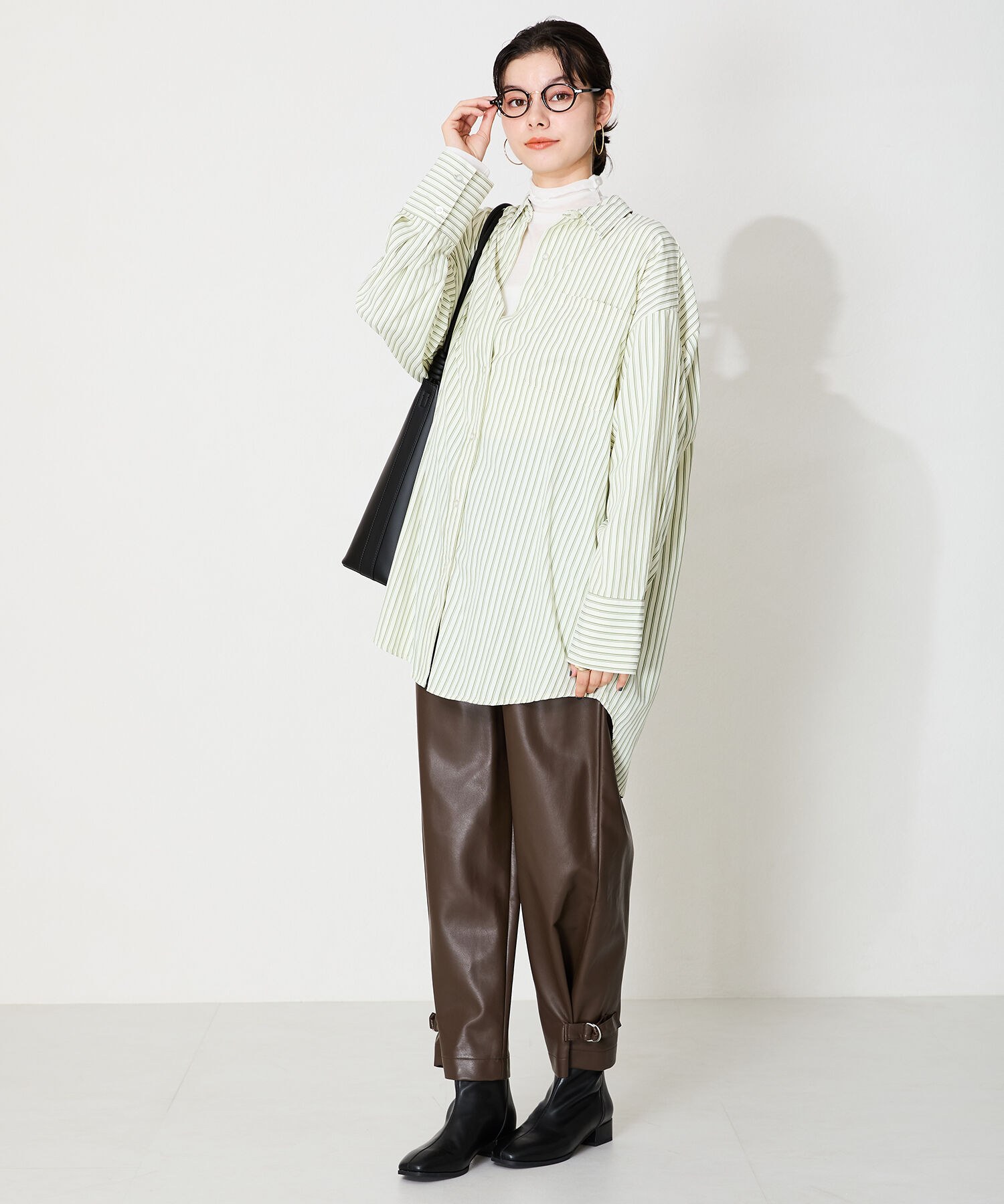 WA Oriental TRaffic「バック ジップ スクエアトゥ ストレッチ ブーツ /42403」|ショートブーツ|