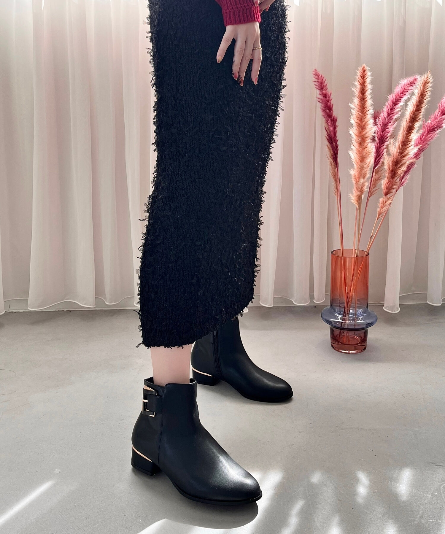 WA Oriental TRaffic「バックルベルトショートブーツ/42402」|ショートブーツ|