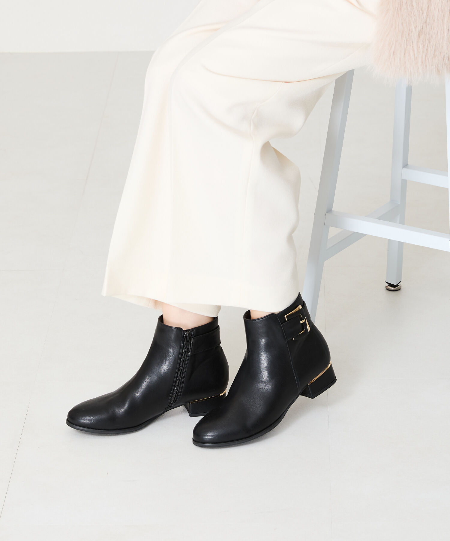 WA Oriental TRaffic「バックルベルトショートブーツ/42402」|ショートブーツ|