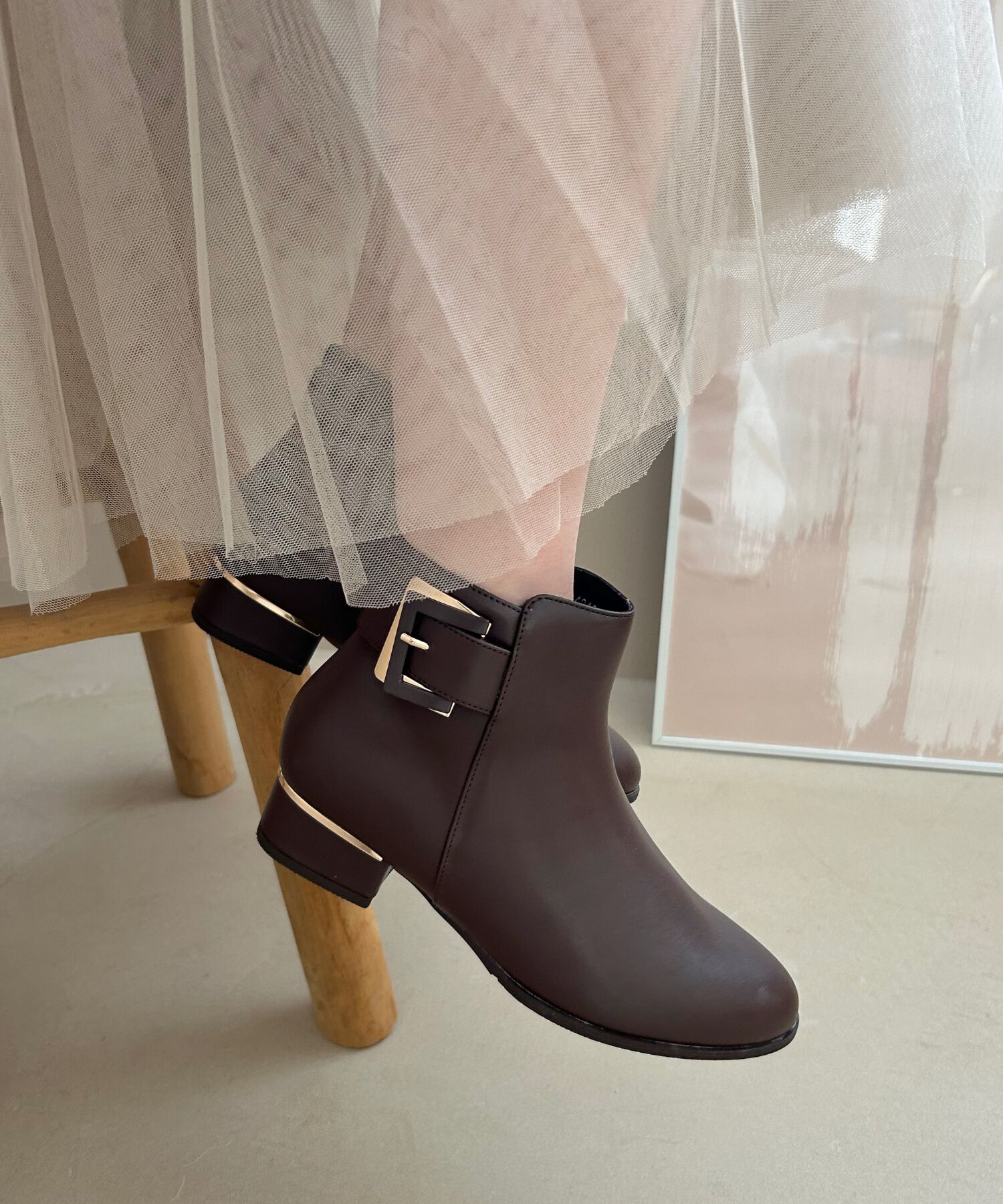 WA Oriental TRaffic「バックルベルトショートブーツ/42402」|ショートブーツ|